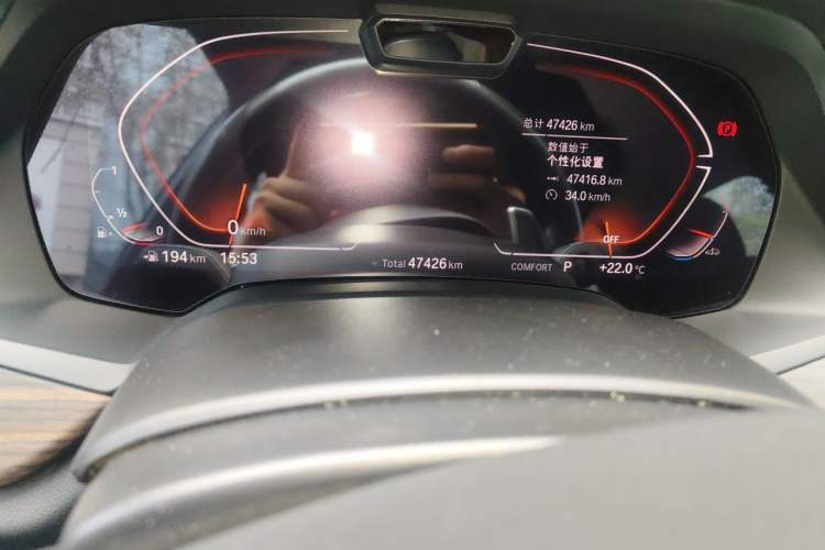 Used BMW X5 2022 Restyled xDrive 40Li Luxury Edition M Sport Package Odometer Close Up