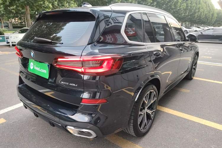 Used BMW X5 2022 Restyled xDrive 40Li M Sport Package Rear Right 45 Deg