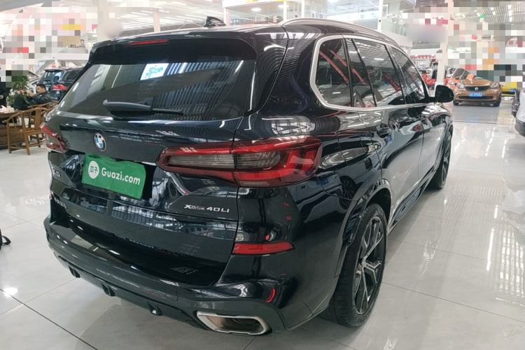 Used BMW X5 2022 Restyled xDrive 40Li M Sport Package Rear Right 45 Deg
