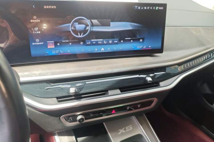 Used BMW X5 2023 xDrive 30Li Luxury M Sport Night Edition Package Audio And AC Panel