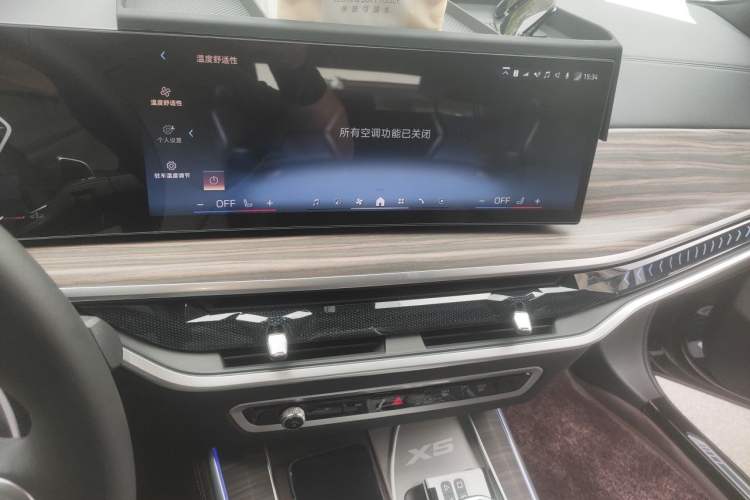 Used BMW X5 2023 xDrive 40Li M Sport Night Edition Package Audio And AC Panel