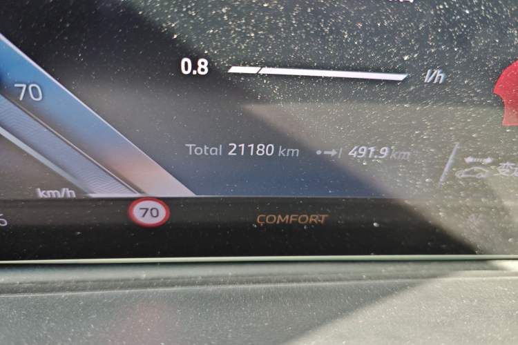 Used BMW X5 2023 xDrive 40Li M Sport Night Edition Package Odometer Close Up