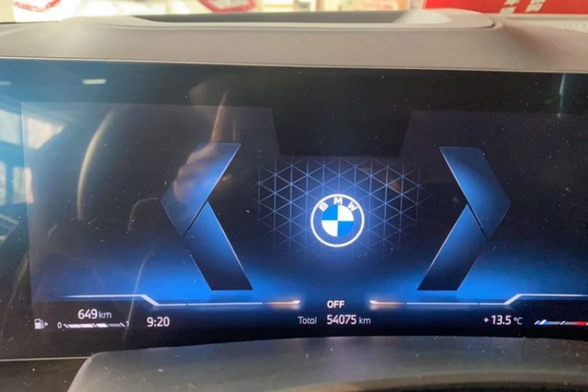 Used BMW X5 2023 xDrive 30Li Luxury M Sport Night Edition Package Odometer Close Up