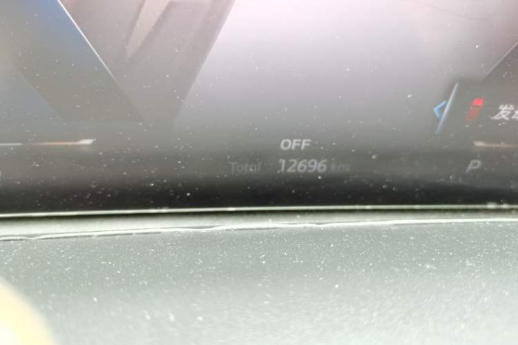 Used BMW X5 2025 Model, xDrive 30Li M Sport Night Package Odometer Close Up