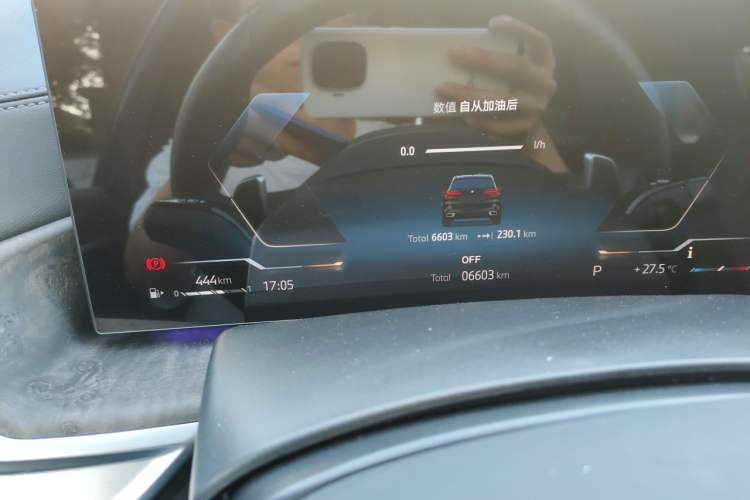 Used BMW X5 2025 Model, xDrive 30Li Prestige M Sport Night Package Odometer Close Up
