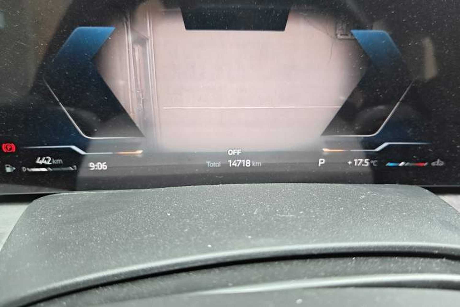 Used BMW X5 2025 Model, xDrive 30Li Prestige M Sport Night Package Odometer Close Up