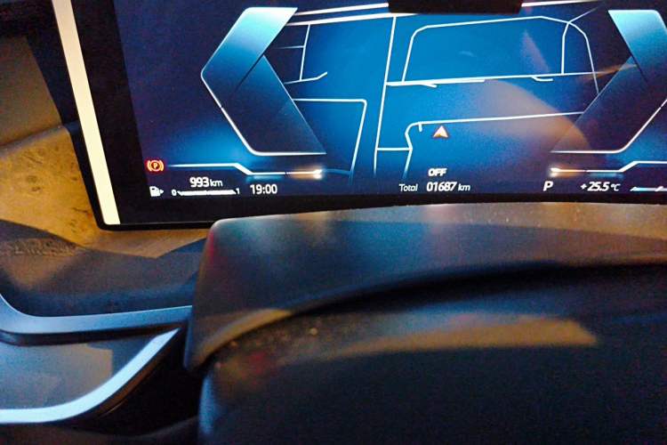 Used BMW X5 2026 Model, xDrive 30Li Prestige M Sport Night Package Odometer Close Up