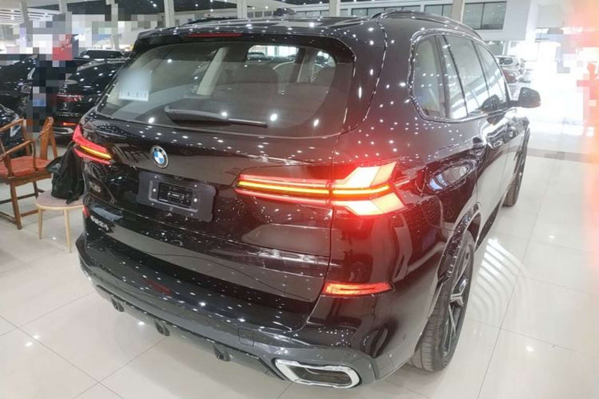 Used BMW X5 2026 Model, xDrive 30Li Prestige M Sport Night Package Rear Right 45 Deg