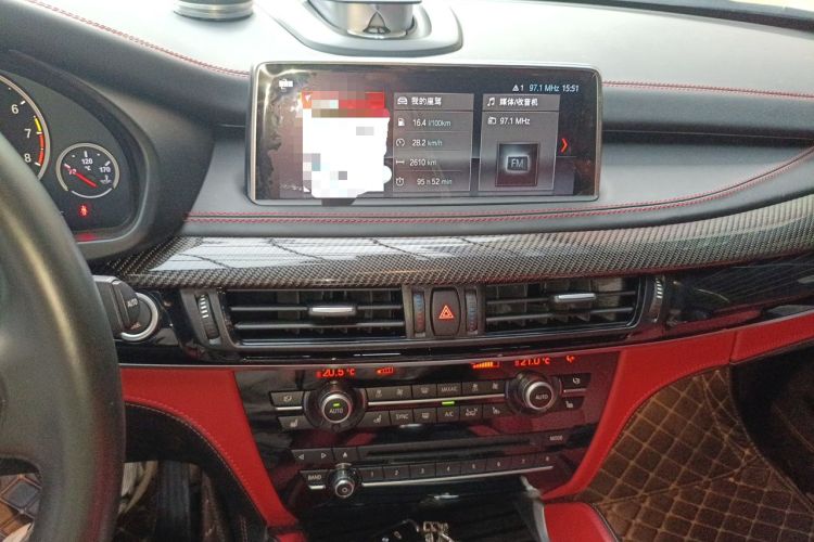 Used BMW X5 M 2015 X5 M Audio And AC Panel