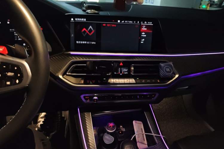 Used BMW X5 M 2020 X5 M Audio And AC Panel