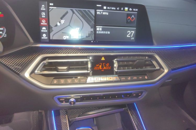Used BMW X5 M 2022 X5 M Audio And AC Panel