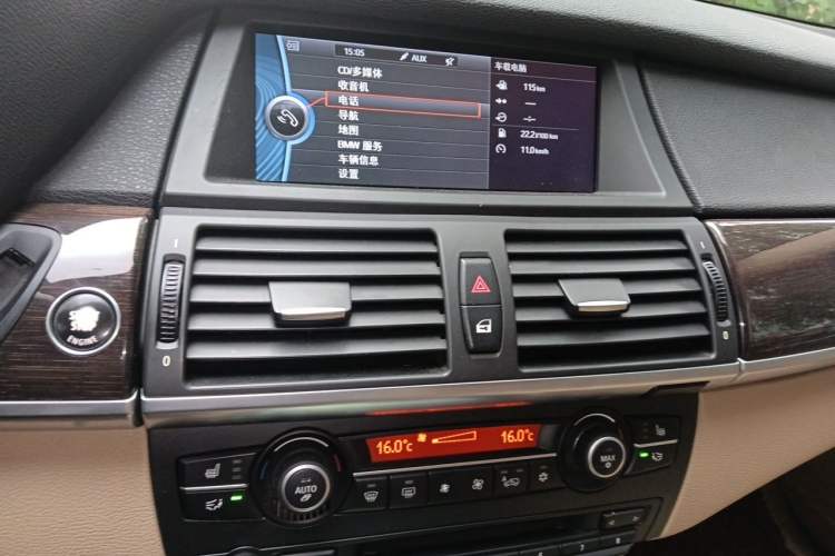 Used BMW X6  Audio And AC Panel