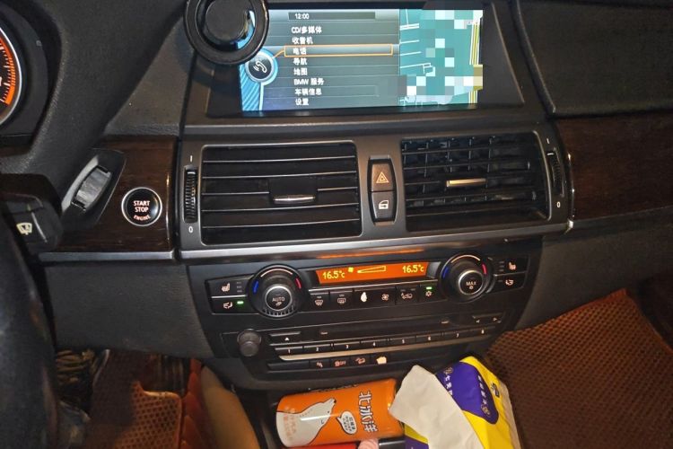 Used BMW X6 2012 xDrive35i Audio And AC Panel