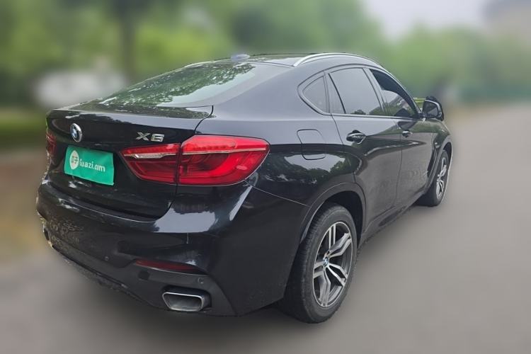 Used BMW X6 2015 xDrive35i Luxury Edition Rear Right 45 Deg