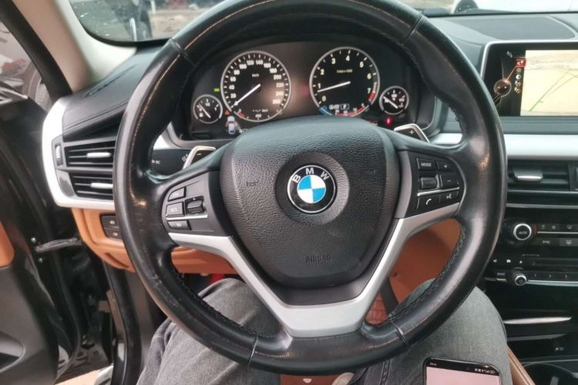 Used BMW X6 2015 xDrive35i Leading Model Steering Wheel