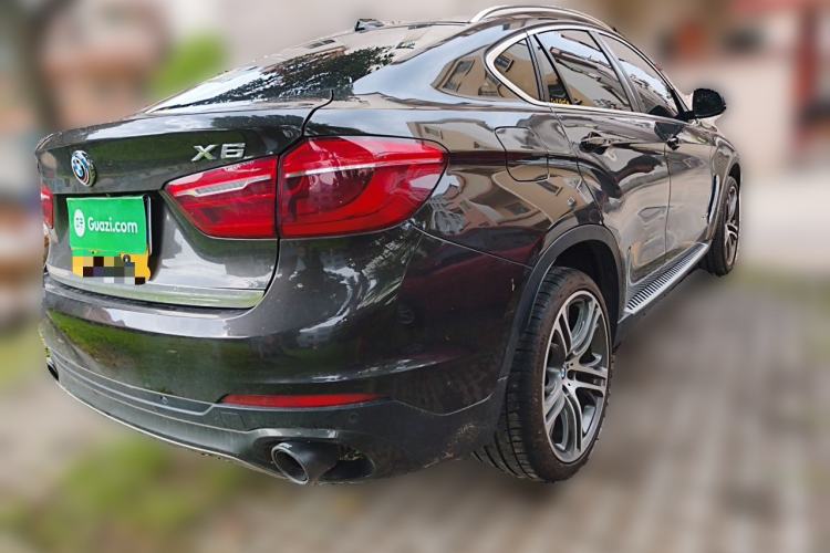 Used BMW X6 2015 xDrive35i Luxury Edition Rear Right 45 Deg
