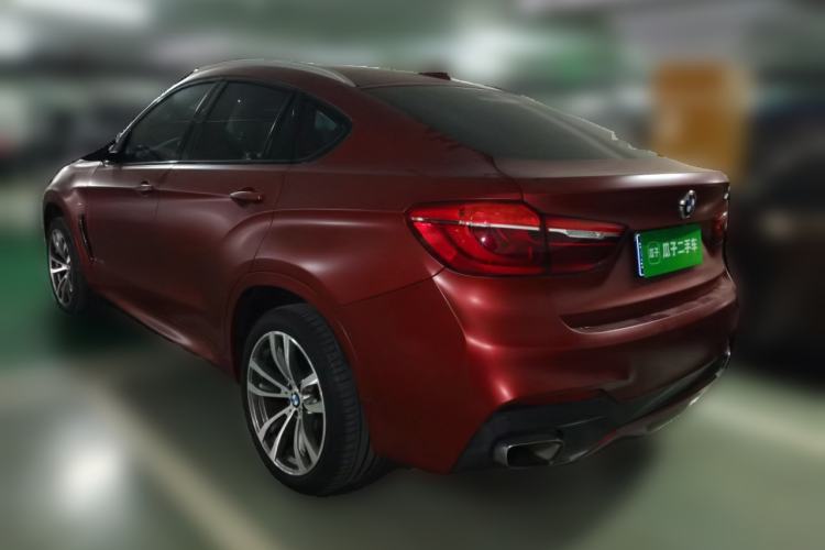 Used BMW X6 2015 xDrive50i M Sport model Rear Left 45 Deg