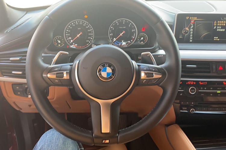 Used BMW X6 2015 xDrive35i Leading Model Steering Wheel
