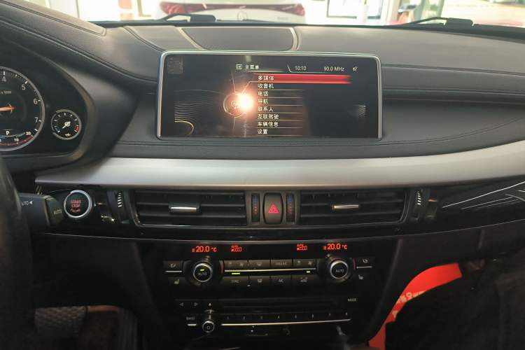 Used BMW X6 2015 xDrive35i Leading Model Audio And AC Panel