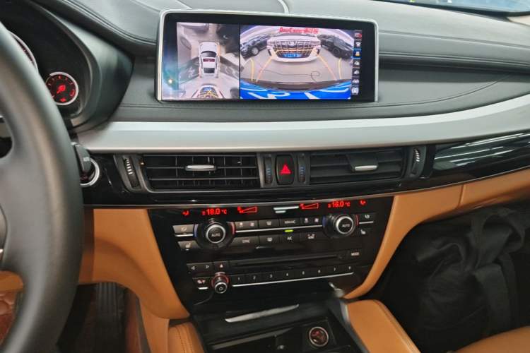 Used BMW X6 2016 xDrive35i Base Model Middle East Audio And AC Panel