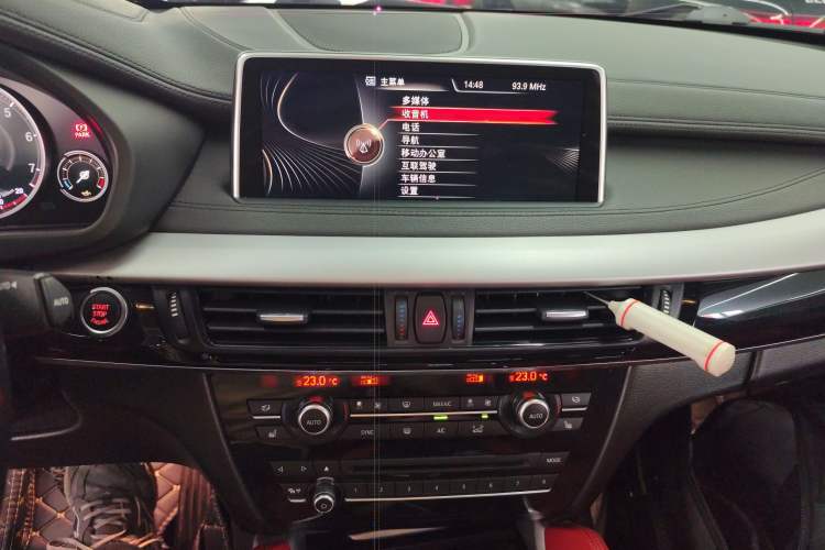Used BMW X6 2016 xDrive35i Base Model Middle East Audio And AC Panel
