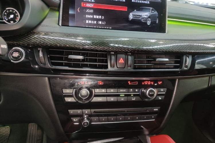 Used BMW X6 2016 xDrive35i Base Model Middle East Audio And AC Panel