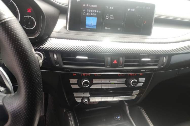 Used BMW X6 2017 xDrive35i M Sport Middle East Audio And AC Panel