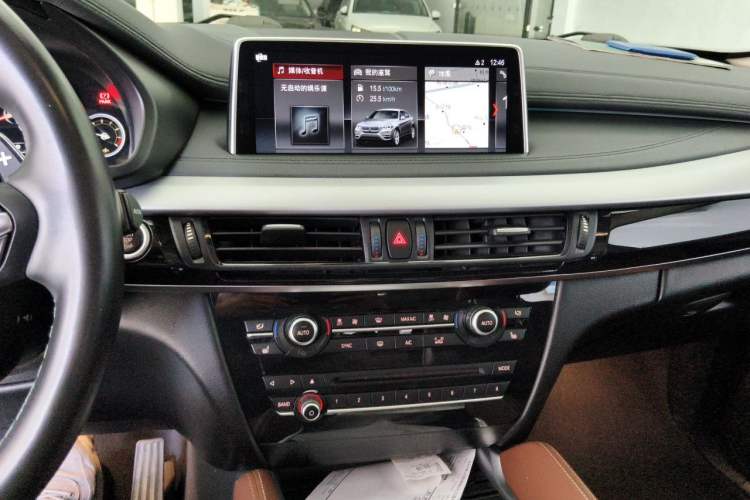 Used BMW X6 2017 xDrive35i Leading Model Audio And AC Panel