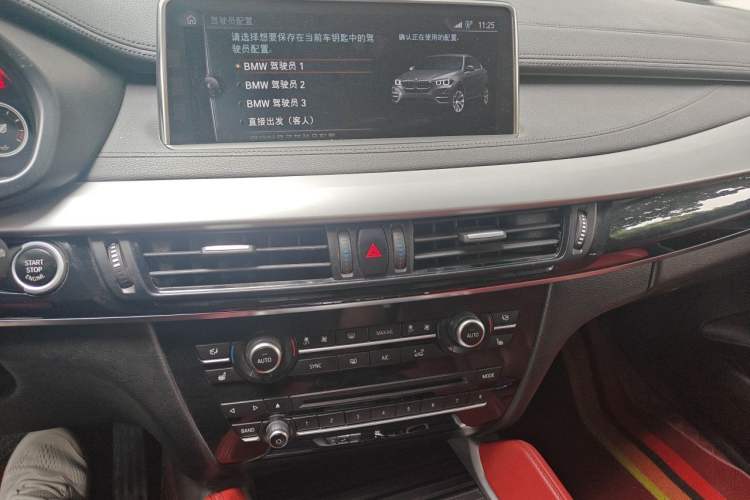 Used BMW X6 2017 xDrive35i Leading Model Audio And AC Panel