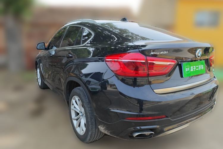 Used BMW X6 2017 xDrive35i Leading Model Rear Left 45 Deg