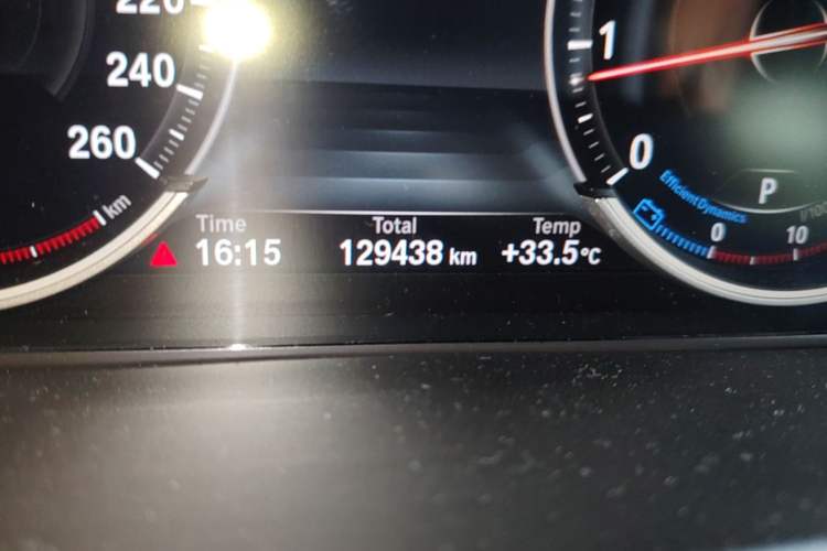 Used BMW X6 2017 xDrive35i M Sport Edition Odometer Close Up