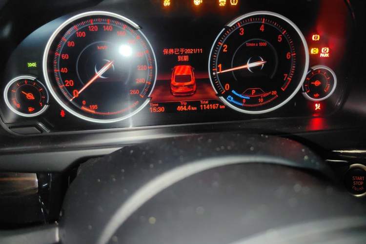 Used BMW X6 2017 xDrive35i M Sport Edition Odometer Close Up