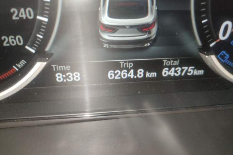 Used BMW X6 2017 xDrive35i M Sport Edition Odometer Close Up
