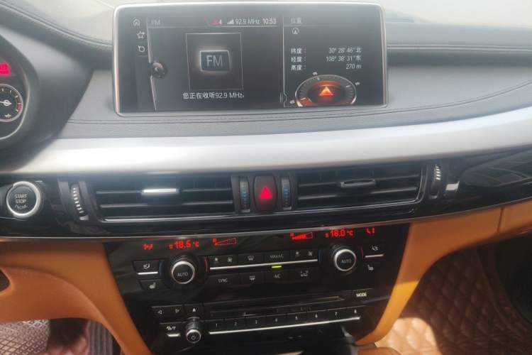 Used BMW X6  Audio And AC Panel