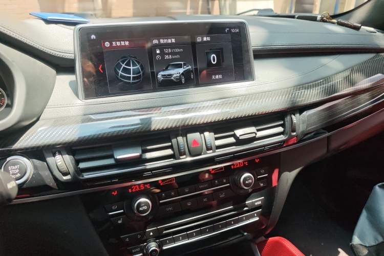 Used BMW X6 2018 xDrive35i M Sport Luxury Edition Audio And AC Panel