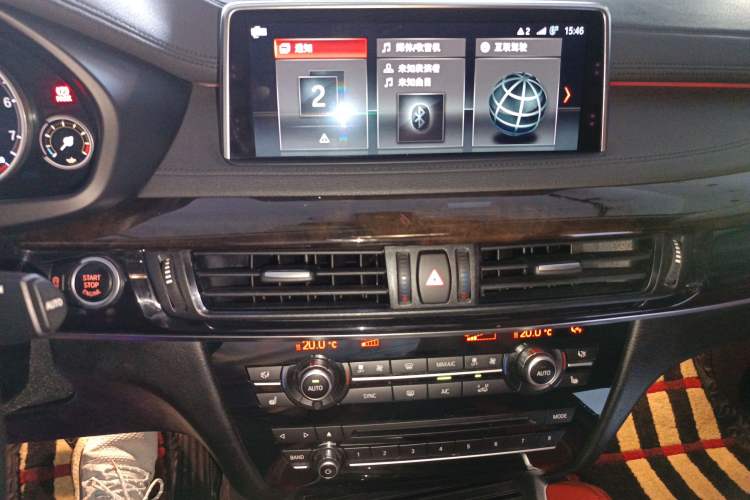 Used BMW X6 2018 xDrive28i Audio And AC Panel