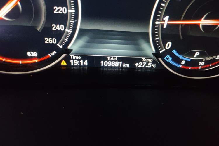 Used BMW X6 2018 xDrive35i Leading Model Odometer Close Up