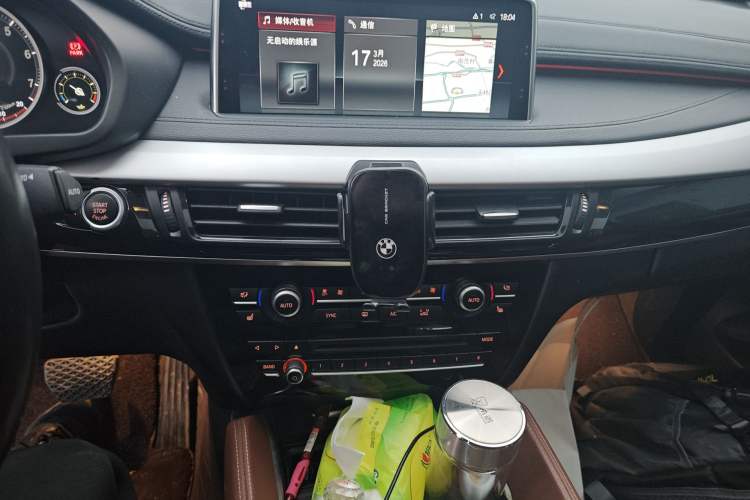 Used BMW X6 2018 xDrive35i Leading Model Audio And AC Panel