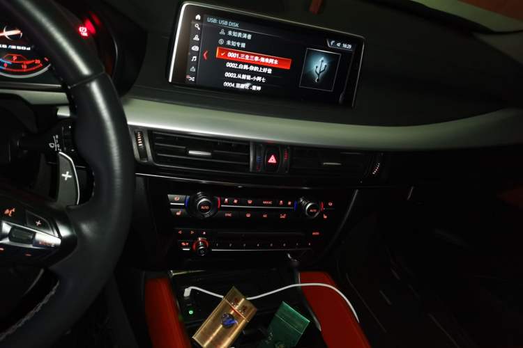 Used BMW X6 2018 xDrive35i Base Model Middle East Audio And AC Panel