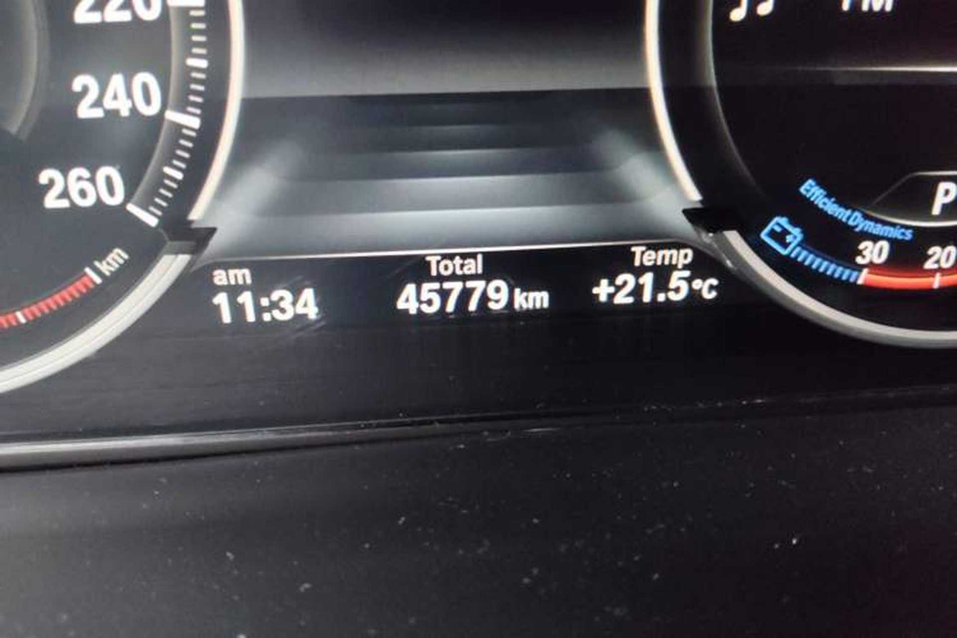 Used BMW X6  Odometer Close Up