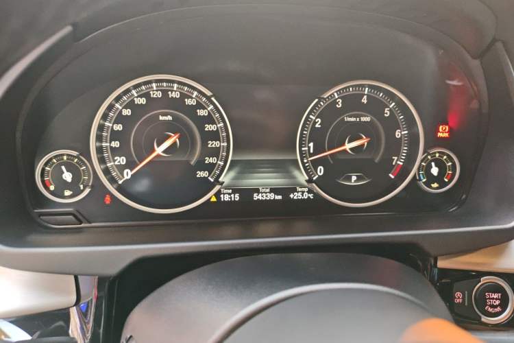Used BMW X6 2019 xDrive35i M Sport Package Odometer Close Up