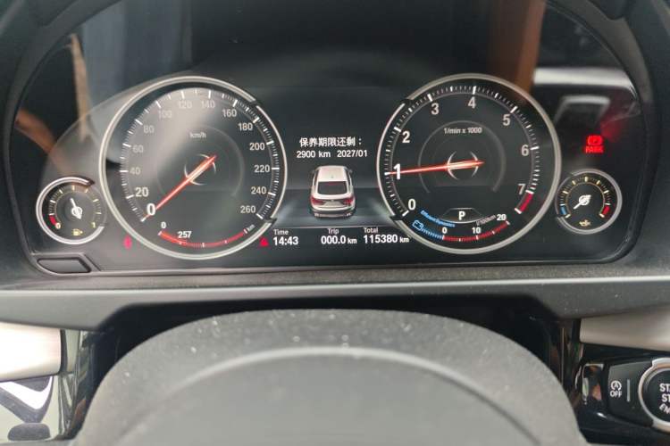 Used BMW X6 2019 xDrive35i M Sport Package Odometer Close Up