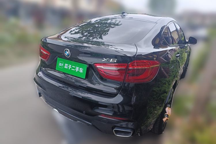 Used BMW X6 2019 xDrive35i Luxury Model with M Sport Package Rear Right 45 Deg