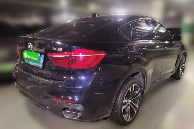 Used BMW X6 2019 xDrive35i Luxury Model with M Sport Package Rear Right 45 Deg