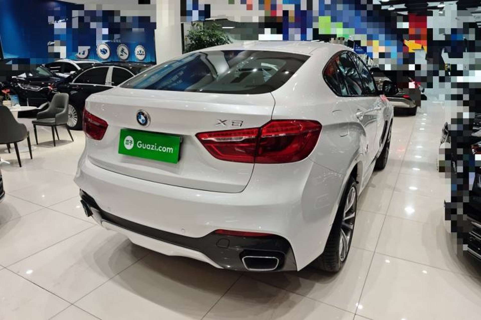 Used BMW X6 2019 xDrive28i M Sport Package Rear Right 45 Deg