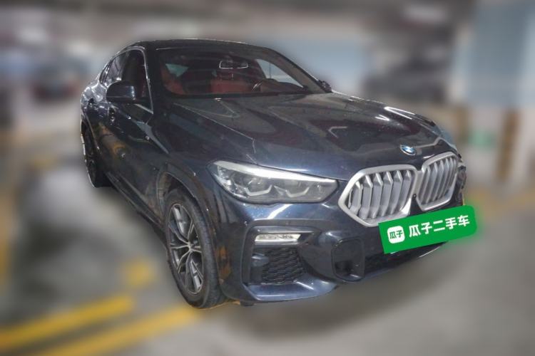 Used BMW X6 2020 xDrive30i M Sport Package Front Right 45 Deg