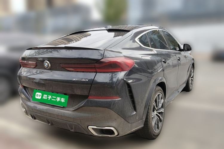 Used BMW X6 2020 xDrive30i M Sport Package Rear Right 45 Deg