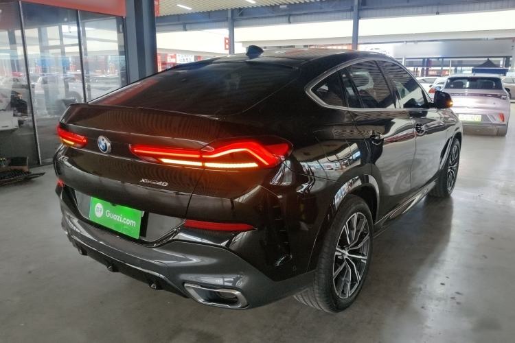 Used BMW X6 2020 xDrive40i M Sport Package Rear Right 45 Deg