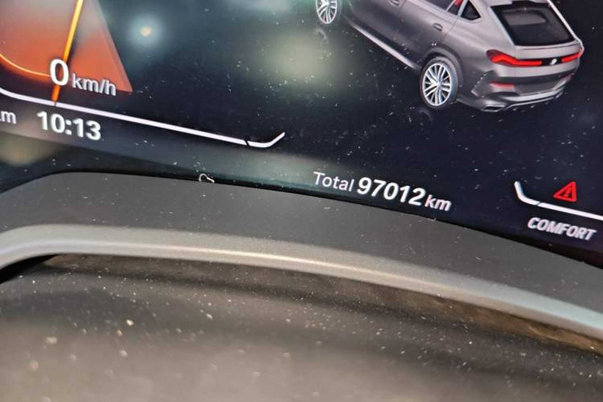 Used BMW X6 2020 xDrive30i M Sport Package Odometer Close Up
