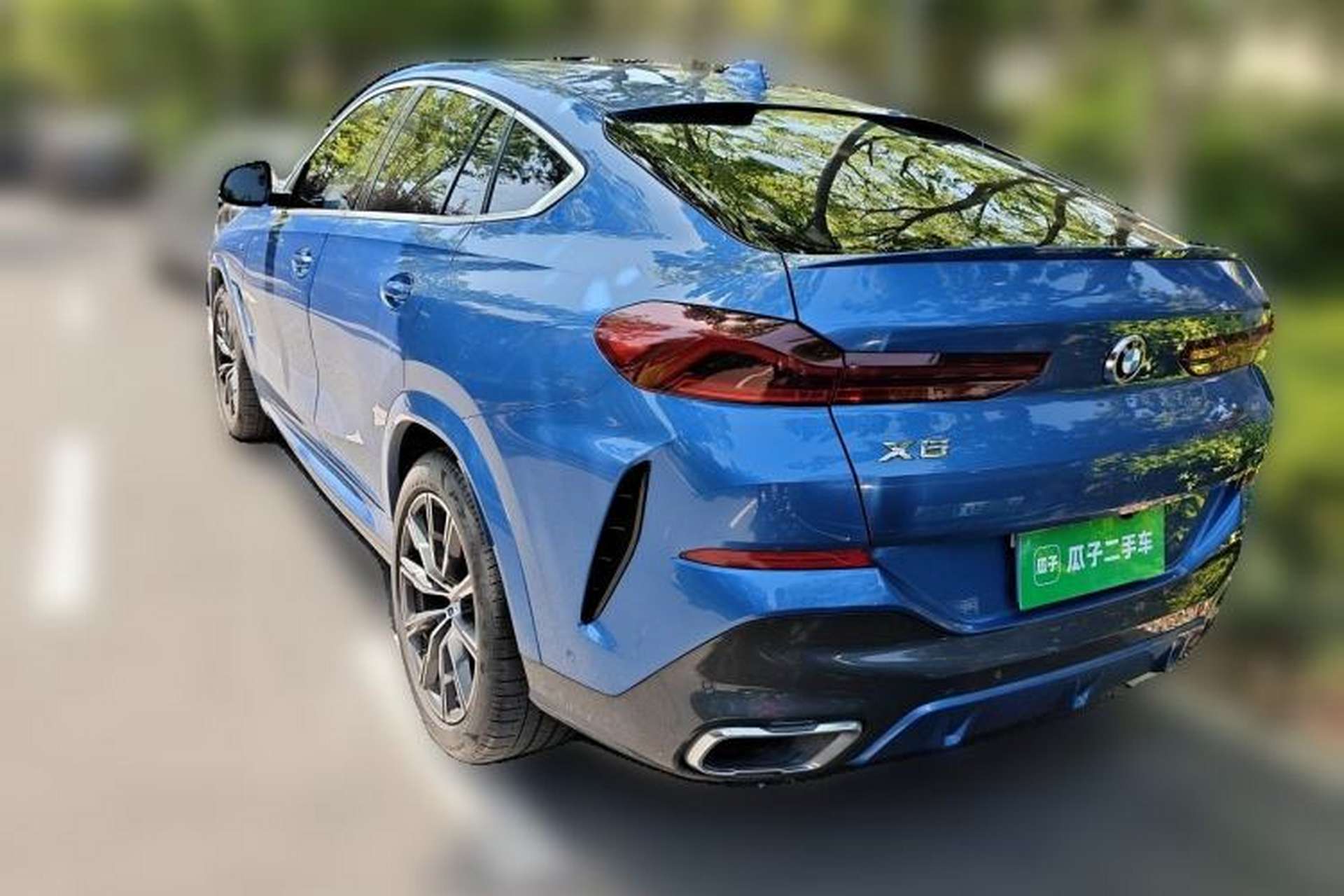 Used BMW X6 2020 xDrive30i M Sport Package Rear Left 45 Deg